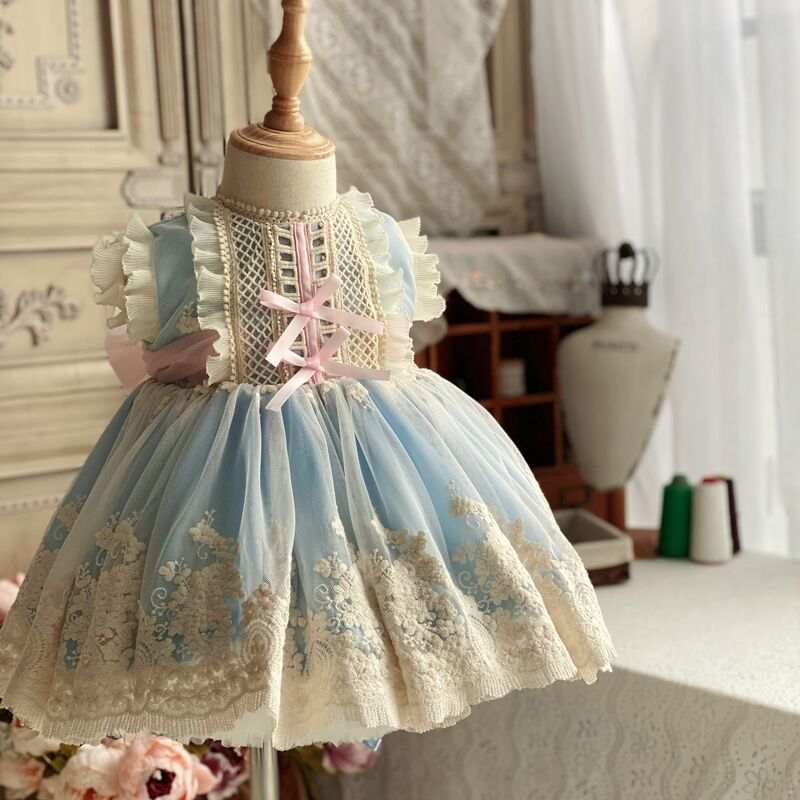 Blue spanish outlet dress