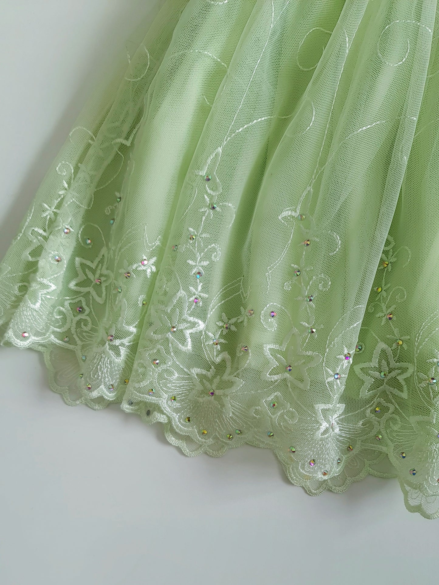 Green Tulle Dress