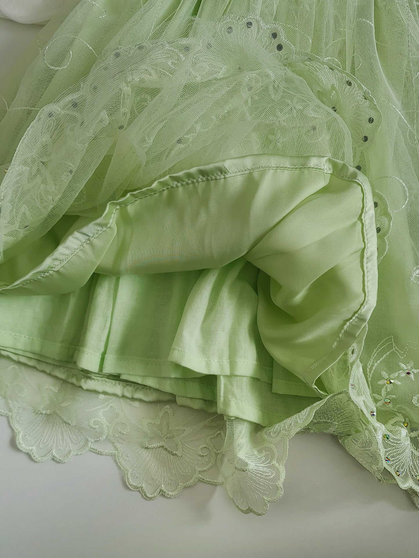 Green Tulle Dress