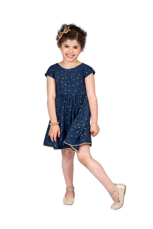 Blue Lilan Girl Dress