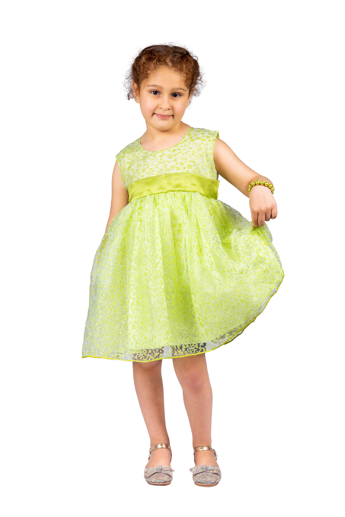 Green Organza Dress