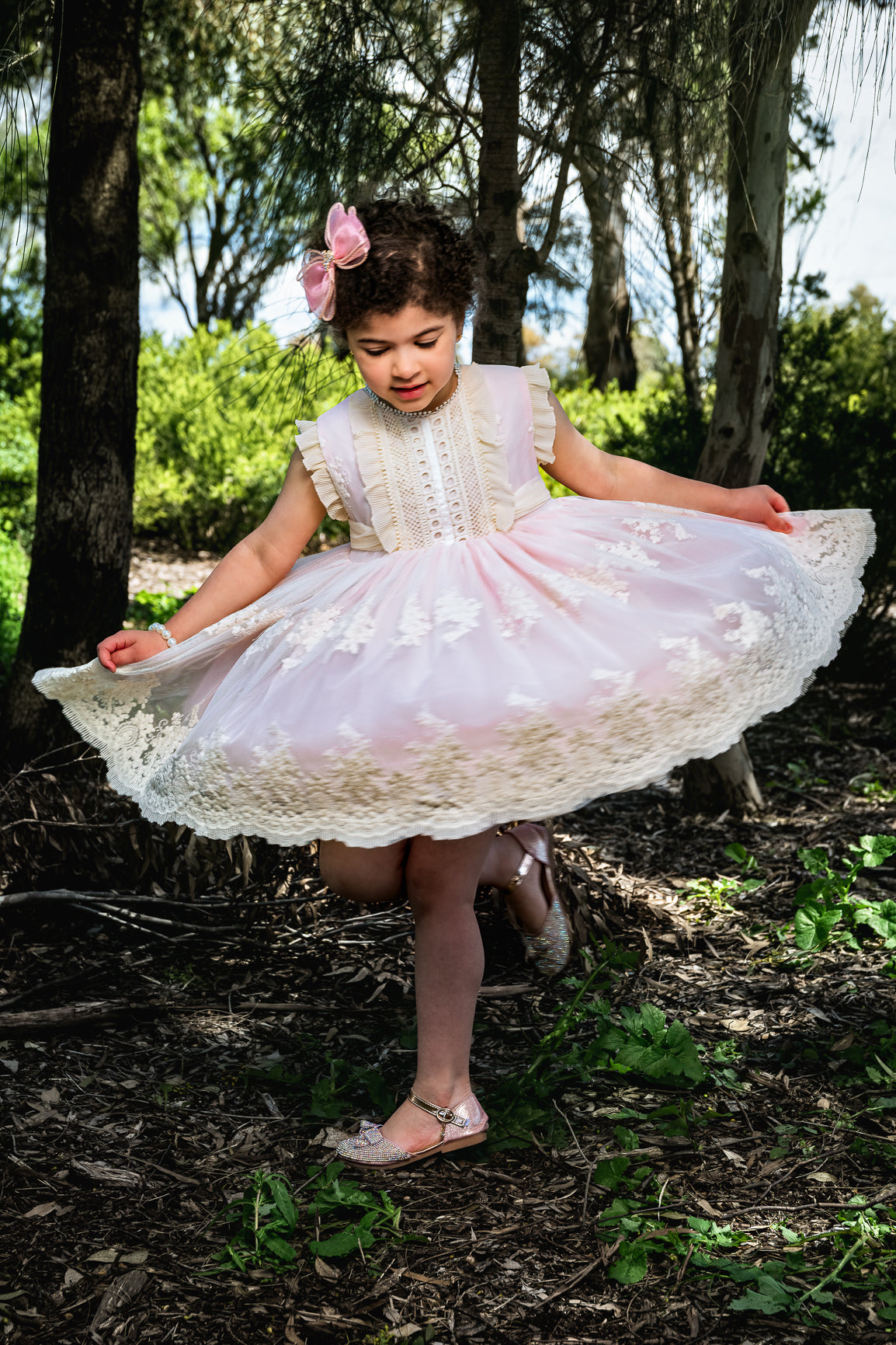 Pink Girl's Spanish Dress