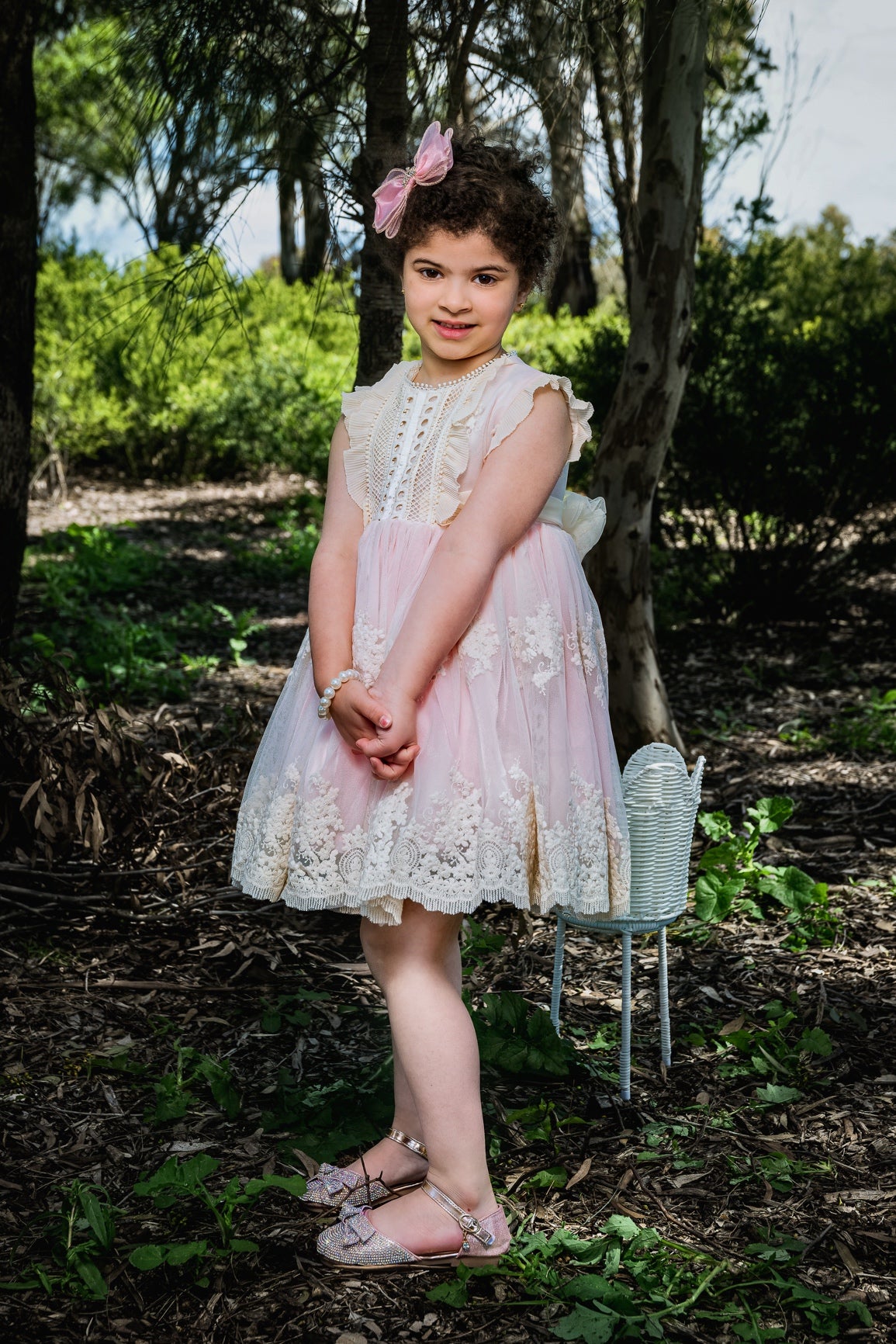 Pink Girl's Spanish Dress