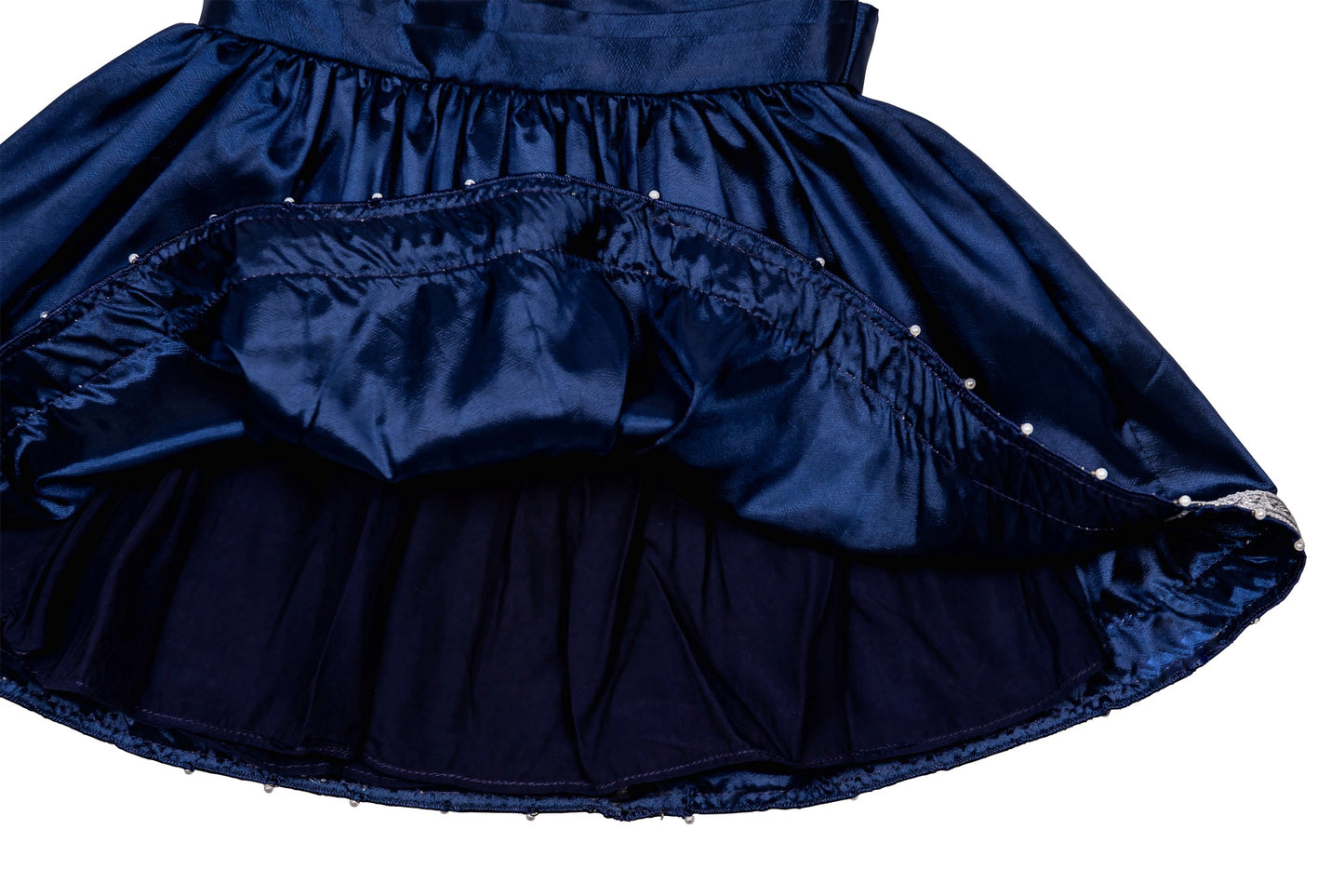 Blue Silk Dress