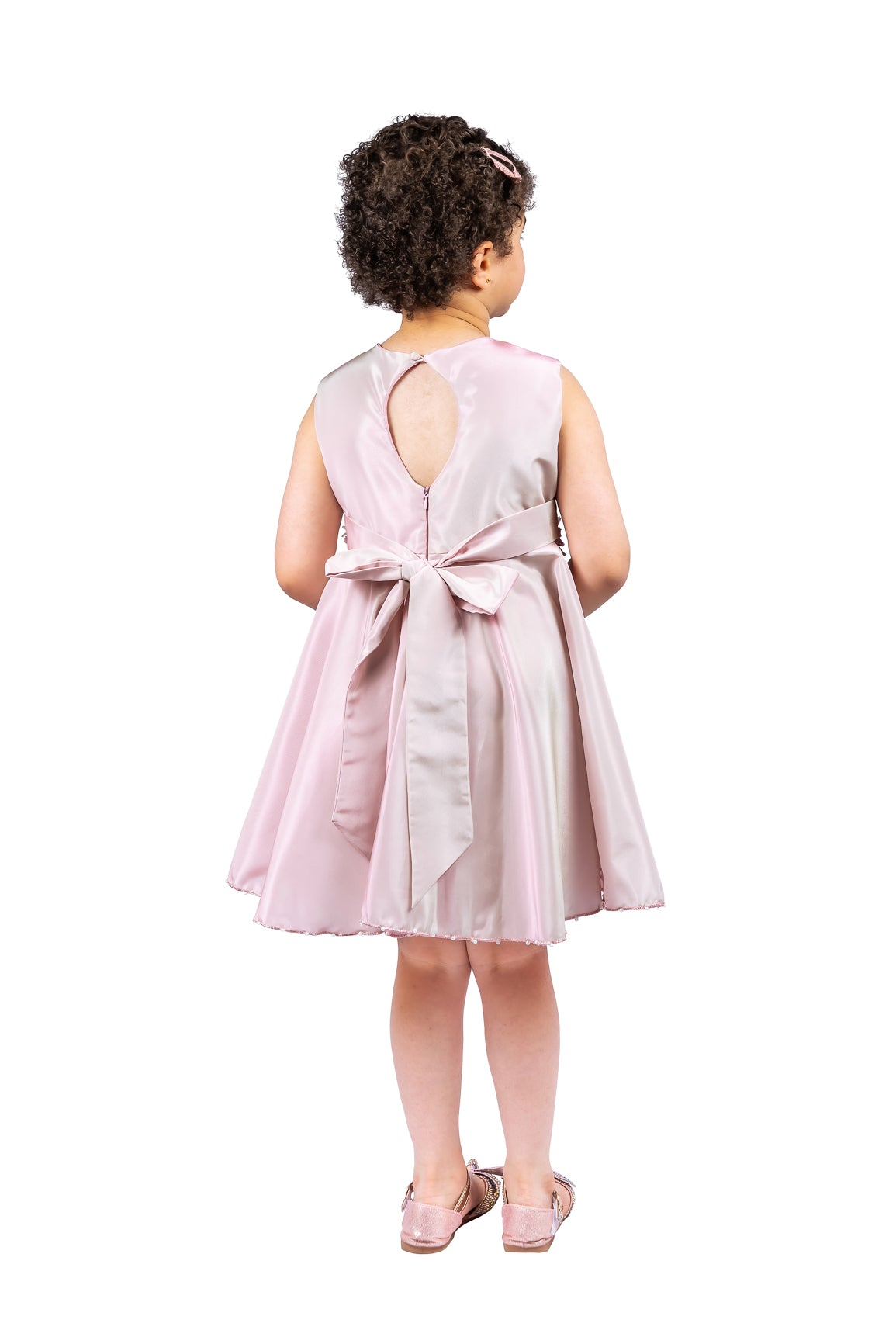 Pink Silk Dress
