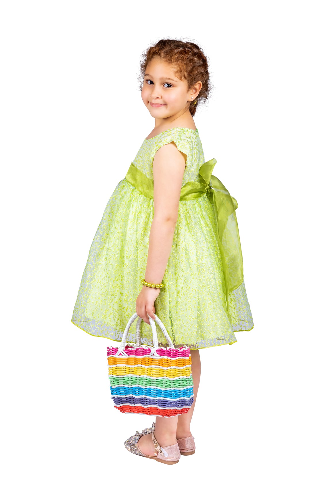 Green Organza Dress