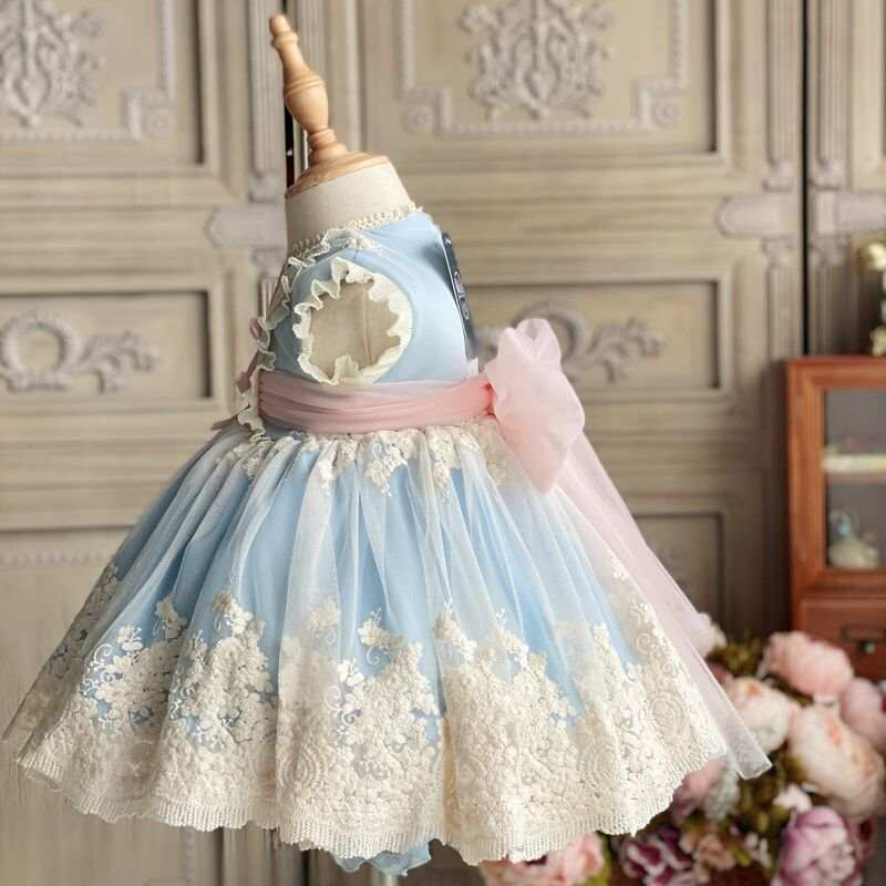 Girl's Blue Spanish Dress Girl's Blue Spanish Dress