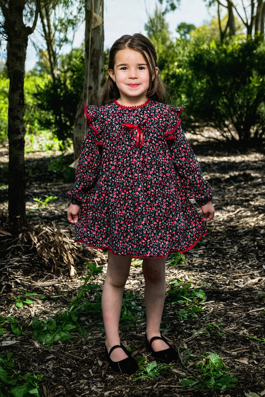 Red Marina Girls Dress